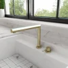 BOCCHI Baveno Move 1.75 GPM Lever Brass Kitchen Faucet, Brushed Gold, 2029 0001 BG