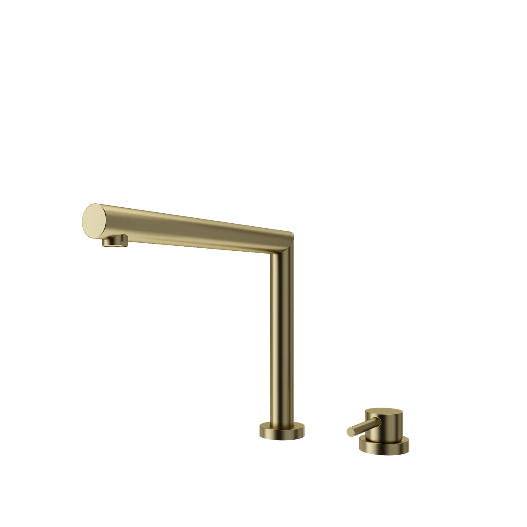 BOCCHI Baveno Move 1.75 GPM Lever Brass Kitchen Faucet, Brushed Gold, 2029 0001 BG