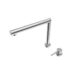 BOCCHI Baveno Move 1.75 GPM Lever Brass Kitchen Faucet, Stainless Steel, 2029 0001 SS