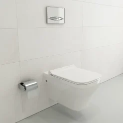 BOCCHI Firenze Wall-Hung Toilet Bowl in White, 1304-001-0129