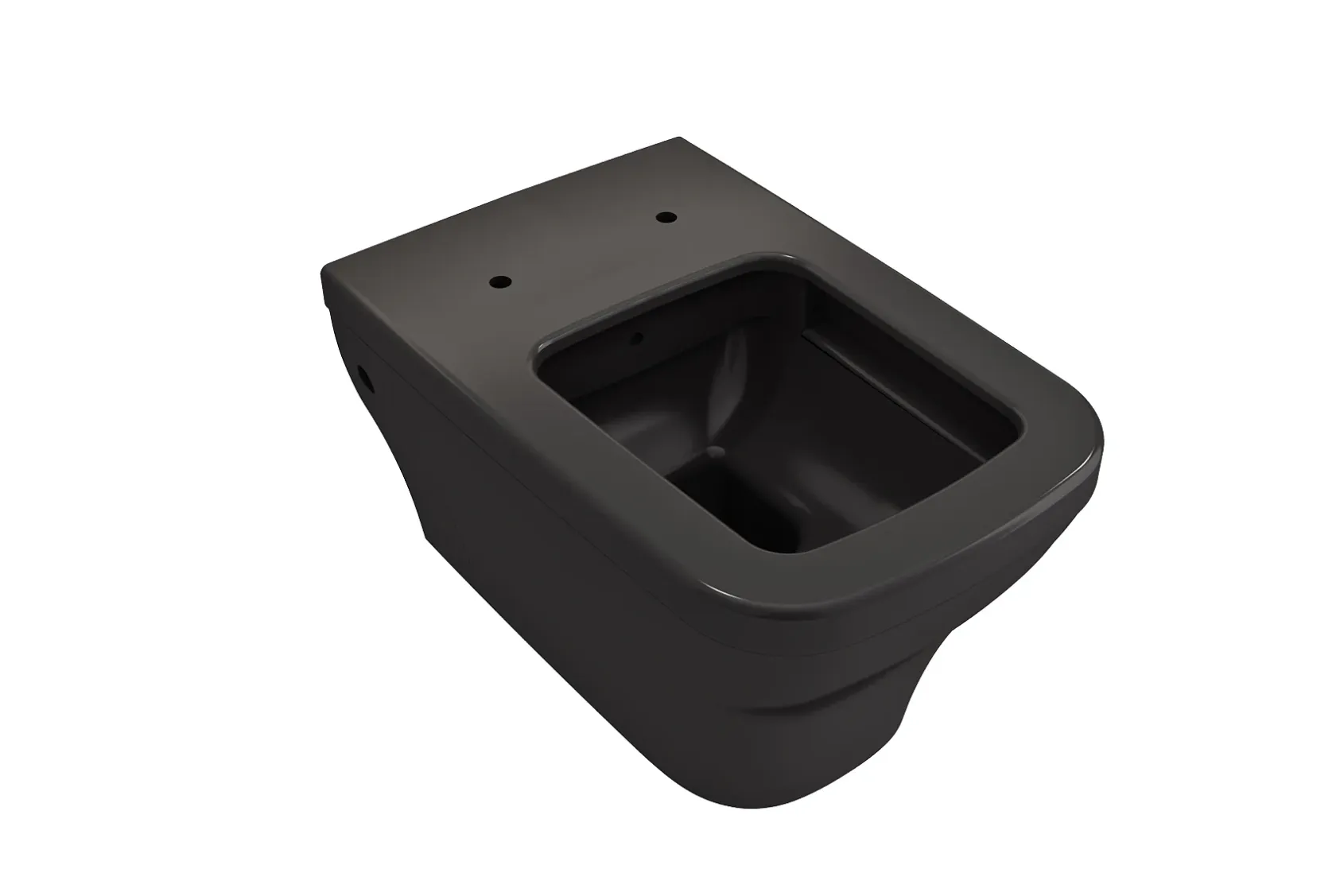 BOCCHI Firenze Wall-Hung Toilet Bowl in Matte Black, 1304-004-0129