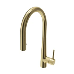 BOCCHI Lugano 1.75 GPM Brass Kitchen Faucet, Modern, Brushed Gold, 2025 0001 BG