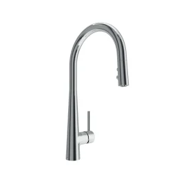 BOCCHI Lugano 1.75 GPM Brass Kitchen Faucet, Modern, Chrome, 2025 0001 CH