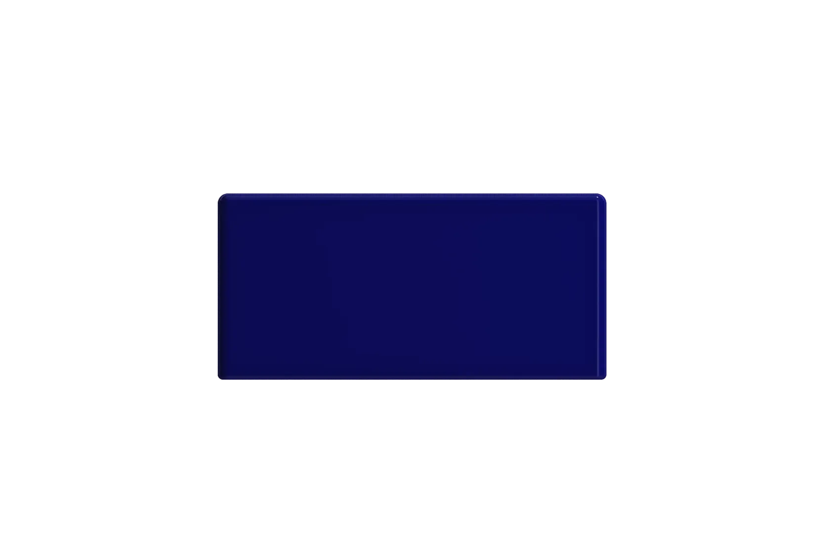 BOCCHI Milano Small 15" Rectangle Wallmount Fireclay Bathroom Sink, Sapphire Blue, Single Faucet Hole, 1419-010-0126
