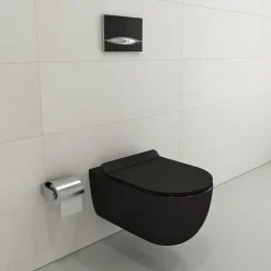 BOCCHI Milano Toilet Seat for 1632 model in Matte Black, A0337-004