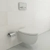 BOCCHI Milano Wall-hung Elongated Toilet Bowl Matte White, 1632-002-0129