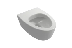 BOCCHI Milano Wall-hung Elongated Toilet Bowl Matte White, 1632-002-0129