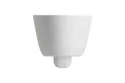 BOCCHI Milano Wall-hung Elongated Toilet Bowl Matte White, 1632-002-0129