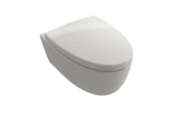 BOCCHI Milano Wall-hung Elongated Toilet Bowl Biscuit, 1632-014-0129