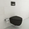 BOCCHI Milano Wall-hung Elongated Toilet Bowl Matte Black, 1632-004-0129