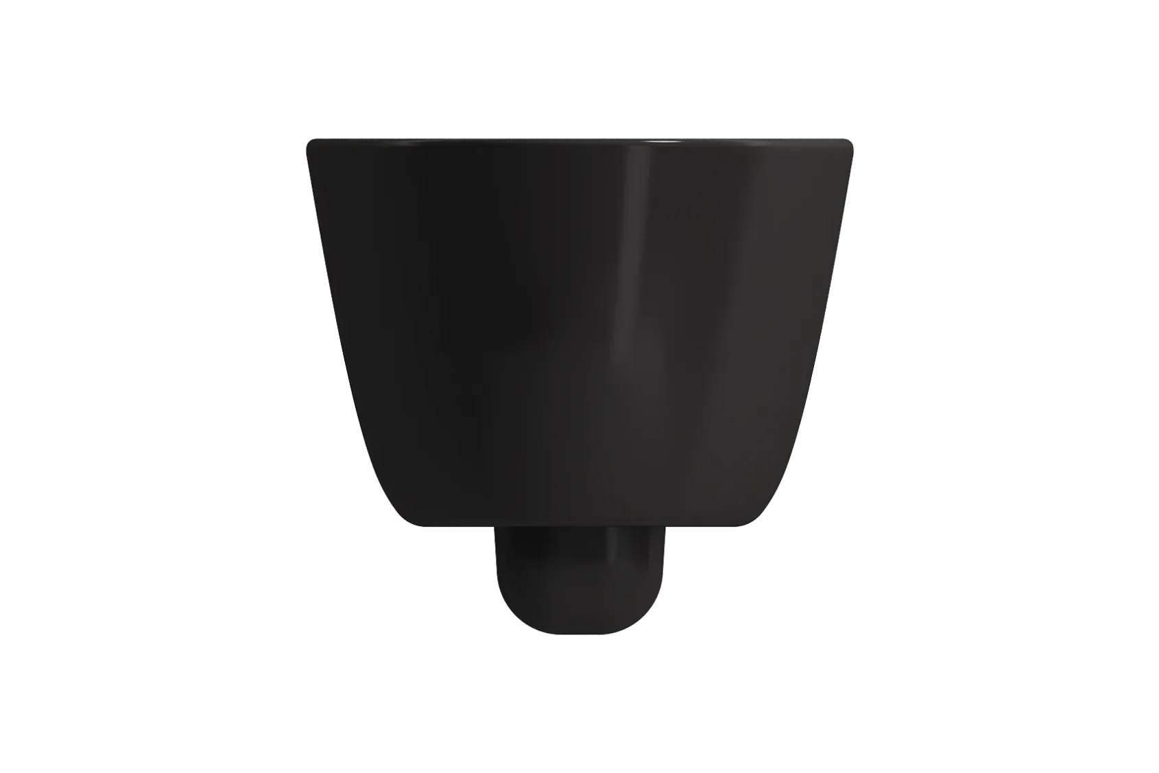 BOCCHI Milano Wall-hung Elongated Toilet Bowl Matte Black, 1632-004-0129