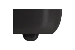 BOCCHI Milano Wall-hung Elongated Toilet Bowl Matte Black, 1632-004-0129