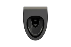BOCCHI Milano Wall-hung Elongated Toilet Bowl Black, 1632-005-0129