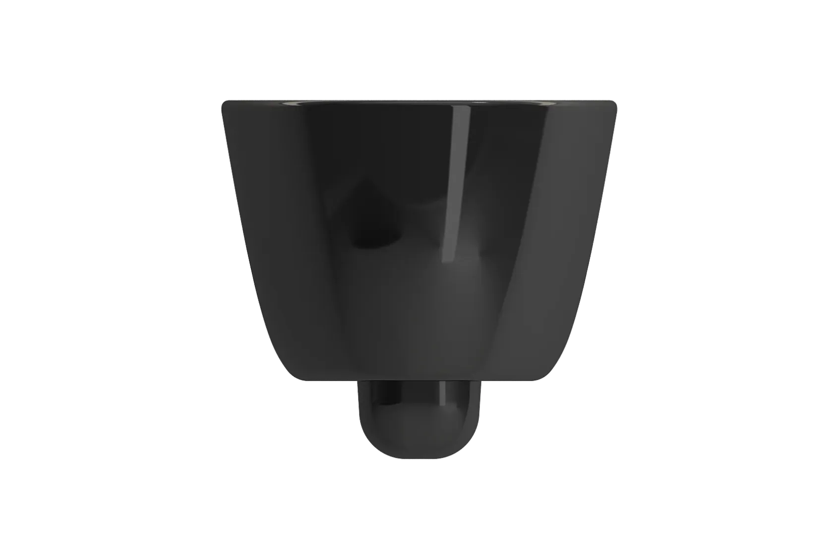 BOCCHI Milano Wall-hung Elongated Toilet Bowl Black, 1632-005-0129
