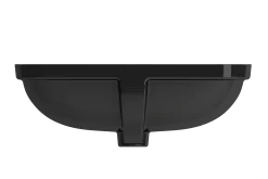 BOCCHI Scala 22" Rectangle Undermount Fireclay Bathroom Sink, Black, 1006-005-0125