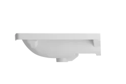 BOCCHI Taormina 26" Rectangle Wallmount Fireclay Bathroom Sink, Matte White, 3 Faucet Hole, 1007-002-0127