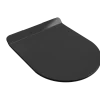 BOCCHI Vettore Soft-Close Toilet Seat in Black, A0330-005