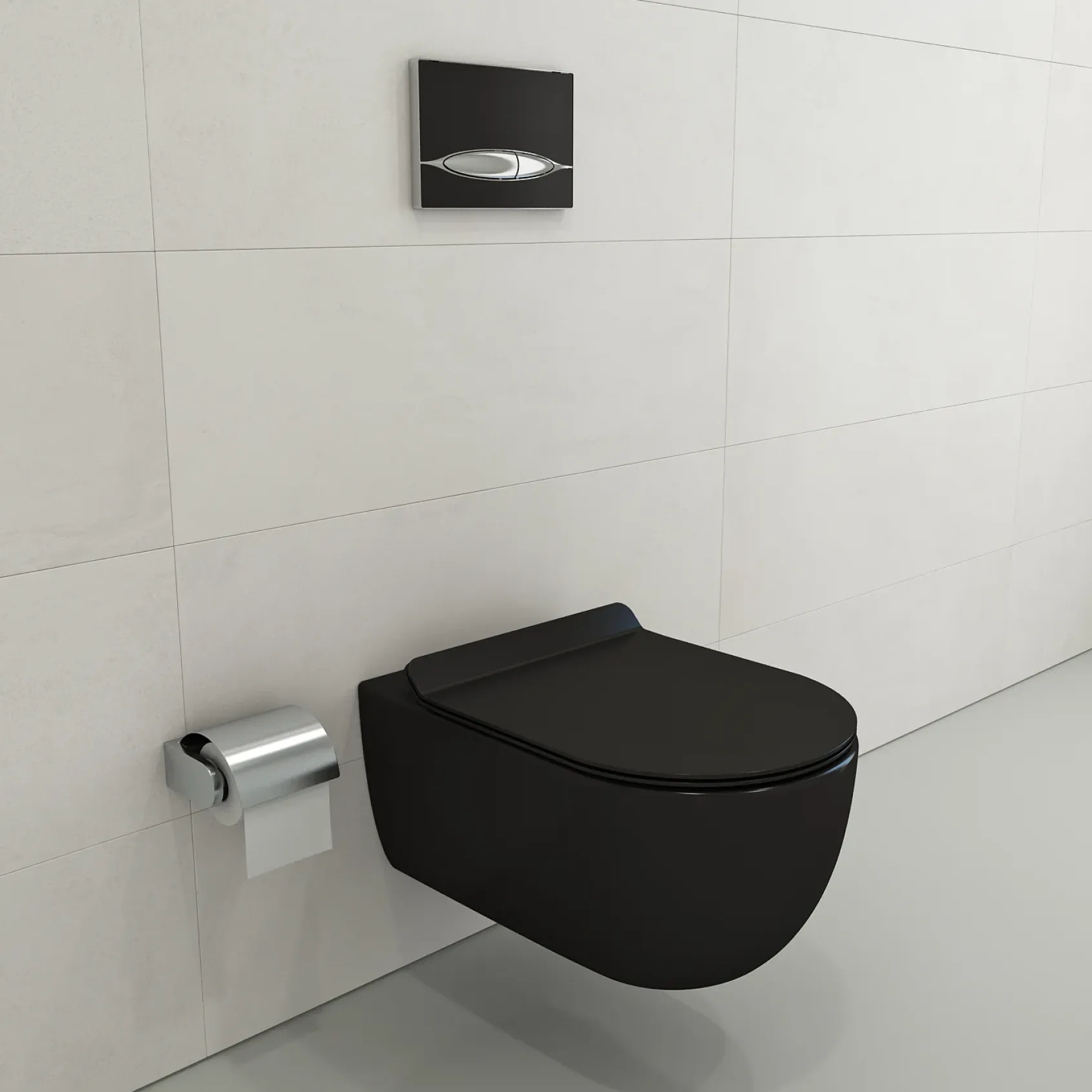 BOCCHI Vettore Soft-Close Toilet Seat in Matte Black, A0330-004