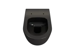 BOCCHI Vettore Wall-Hung Toilet Bowl in Matte Black, 1416-004-0129