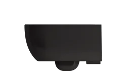 BOCCHI Vettore Wall-Hung Toilet Bowl in Matte Black, 1416-004-0129