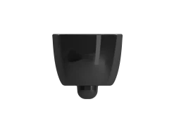 BOCCHI Vettore Wall-Hung Toilet Bowl in Black, 1416-005-0129