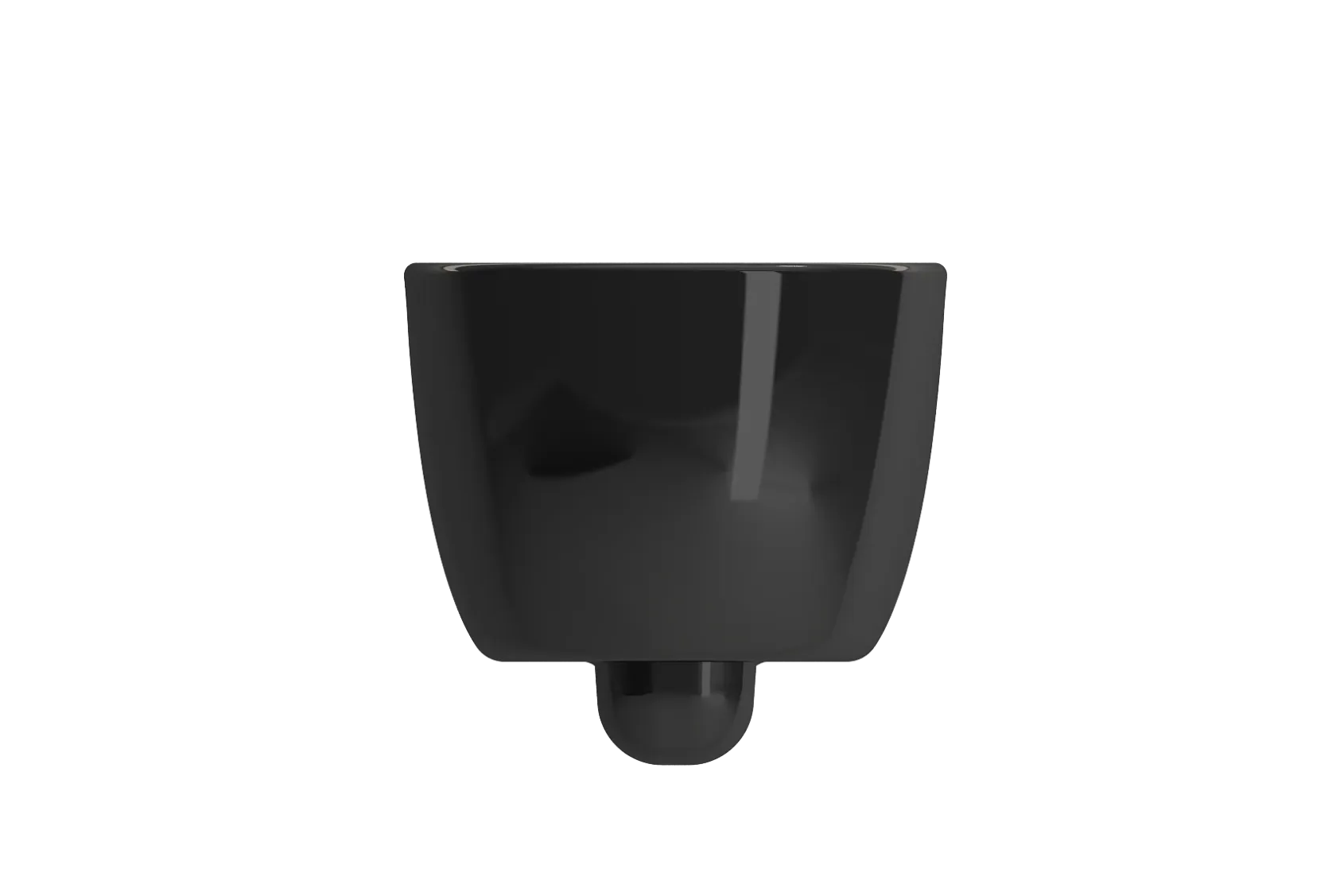 BOCCHI Vettore Wall-Hung Toilet Bowl in Black, 1416-005-0129