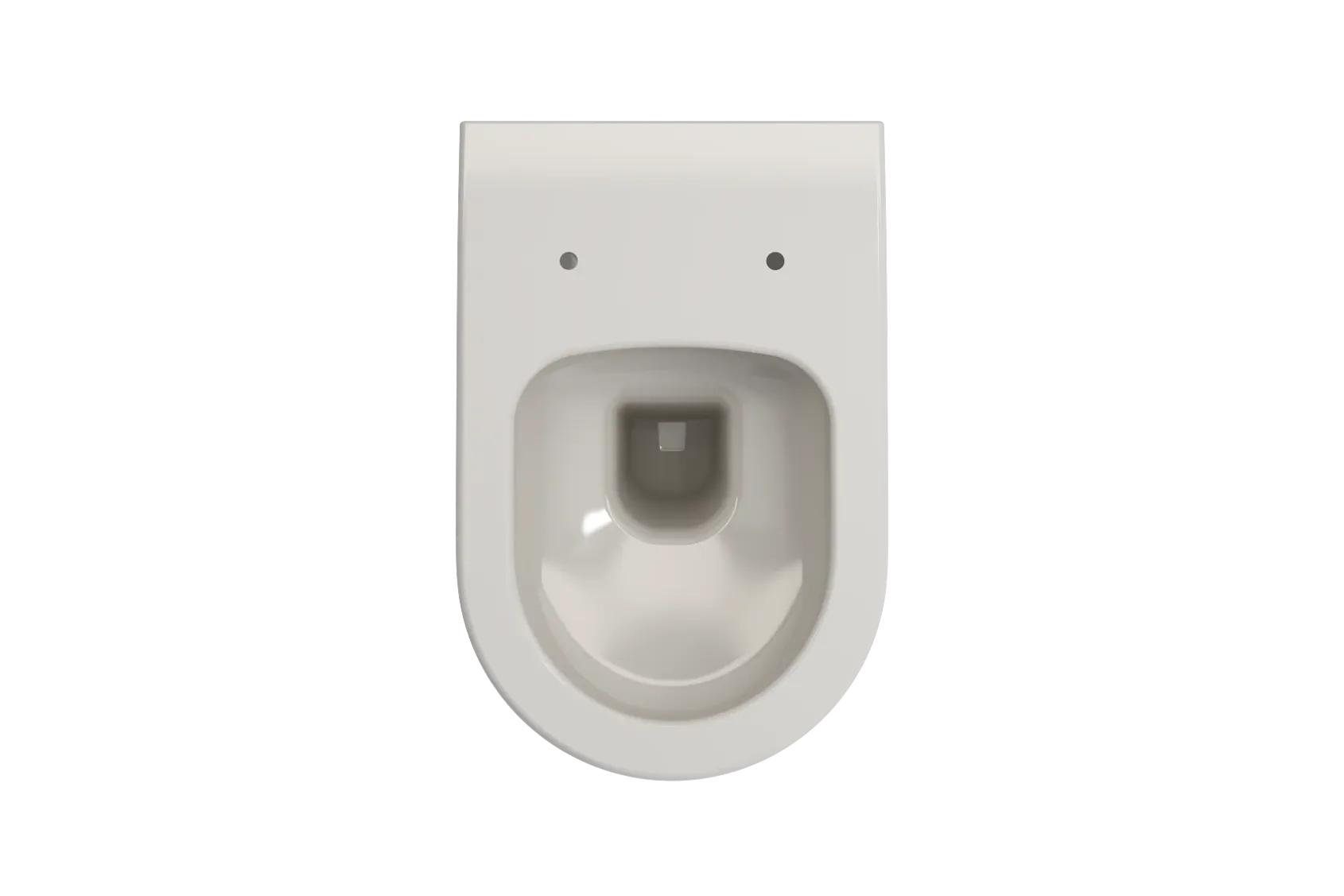 BOCCHI Vettore Wall-Hung Toilet Bowl in Biscuit, 1416-014-0129
