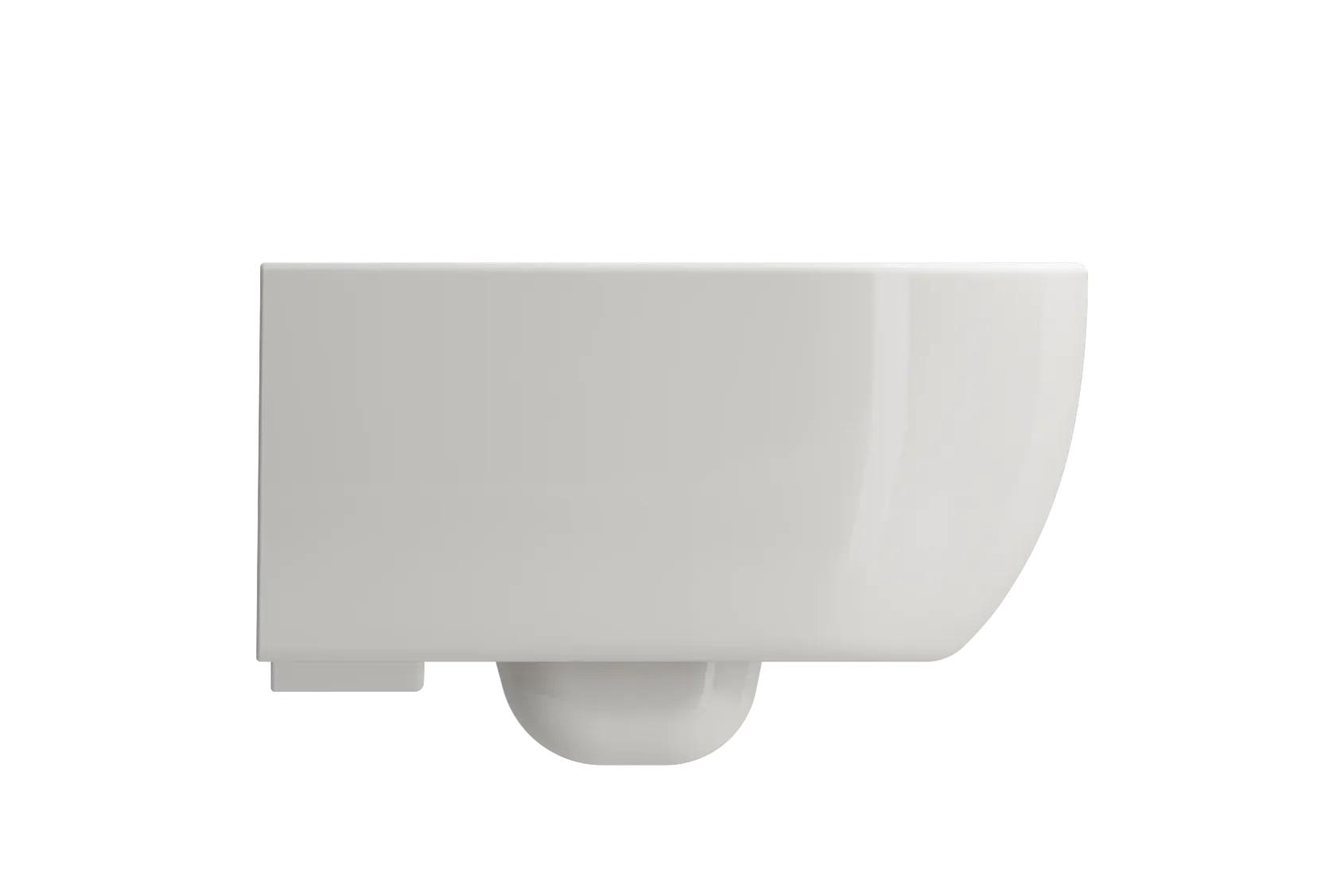 BOCCHI Vettore Wall-Hung Toilet Bowl in Biscuit, 1416-014-0129