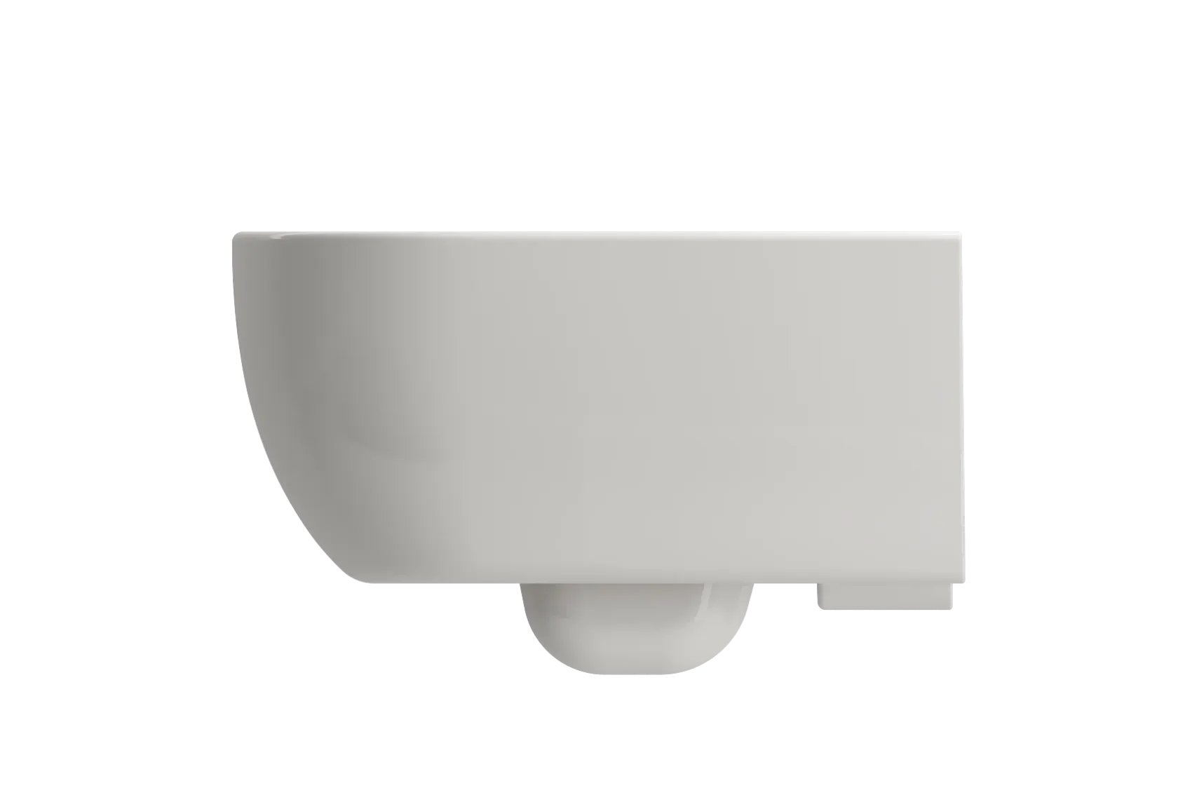 BOCCHI Vettore Wall-Hung Toilet Bowl in Biscuit, 1416-014-0129