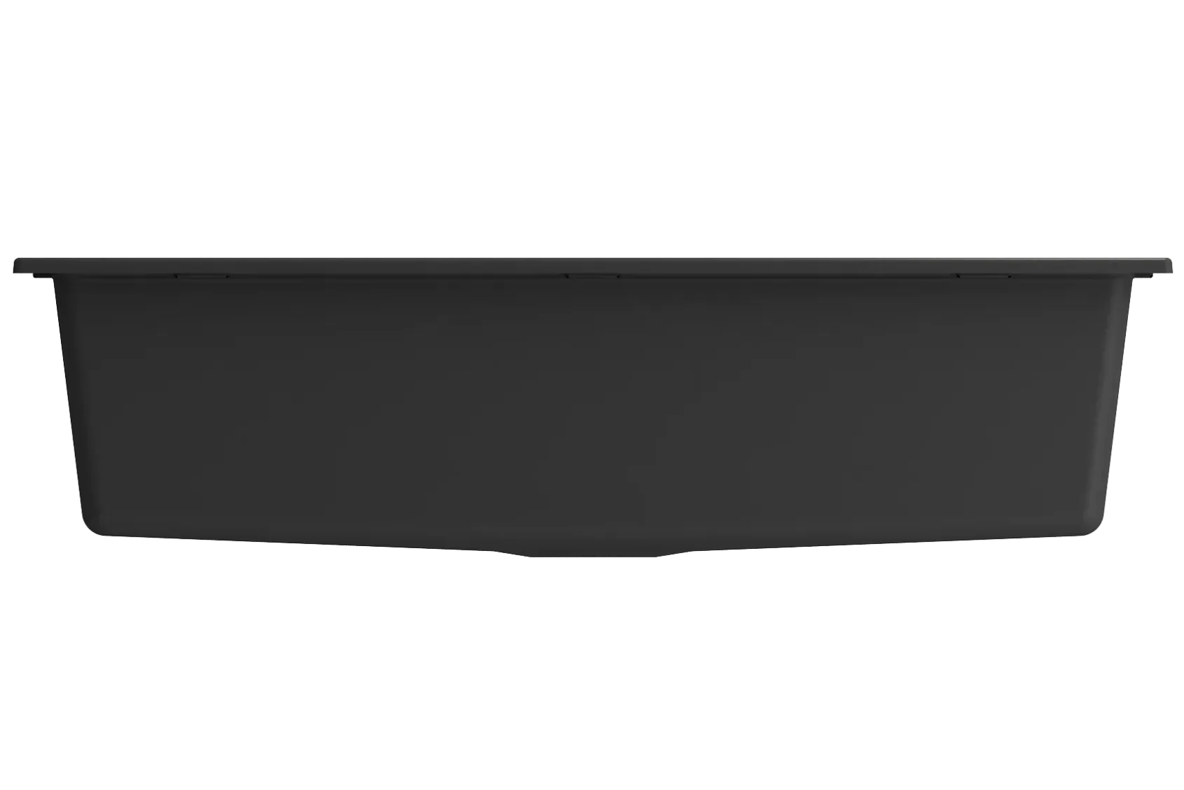 BOCCHI Baveno Lux 33" Dual Mount Granite Workstation Kitchen Sink Kit with Accessories, Matte Black, 1616-504-0126