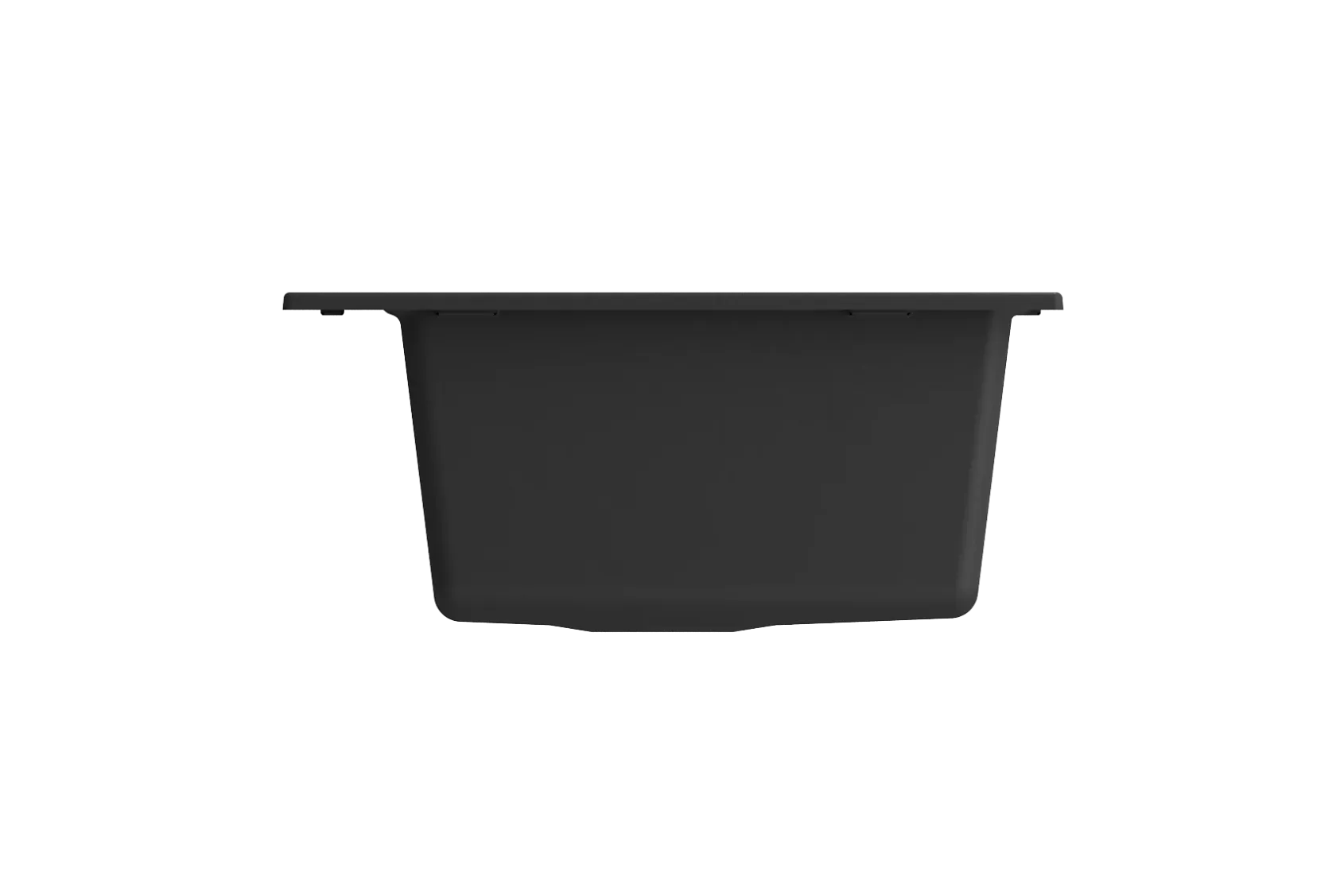 BOCCHI Baveno Lux 33" Dual Mount Granite Workstation Kitchen Sink Kit with Accessories, Matte Black, 1616-504-0126
