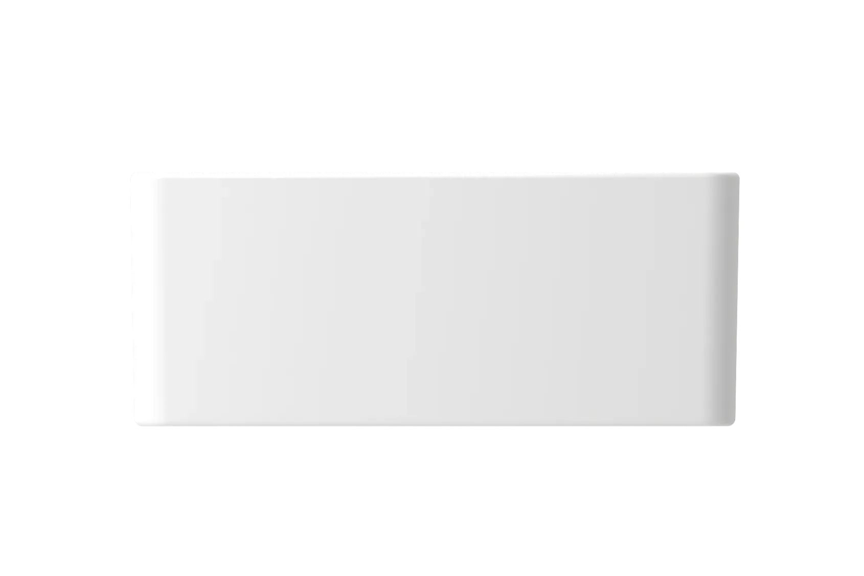 BOCCHI Classico 24" Fireclay Farmhouse Apron Single Bowl Kitchen Sink, Matte White, 1137-002-0120