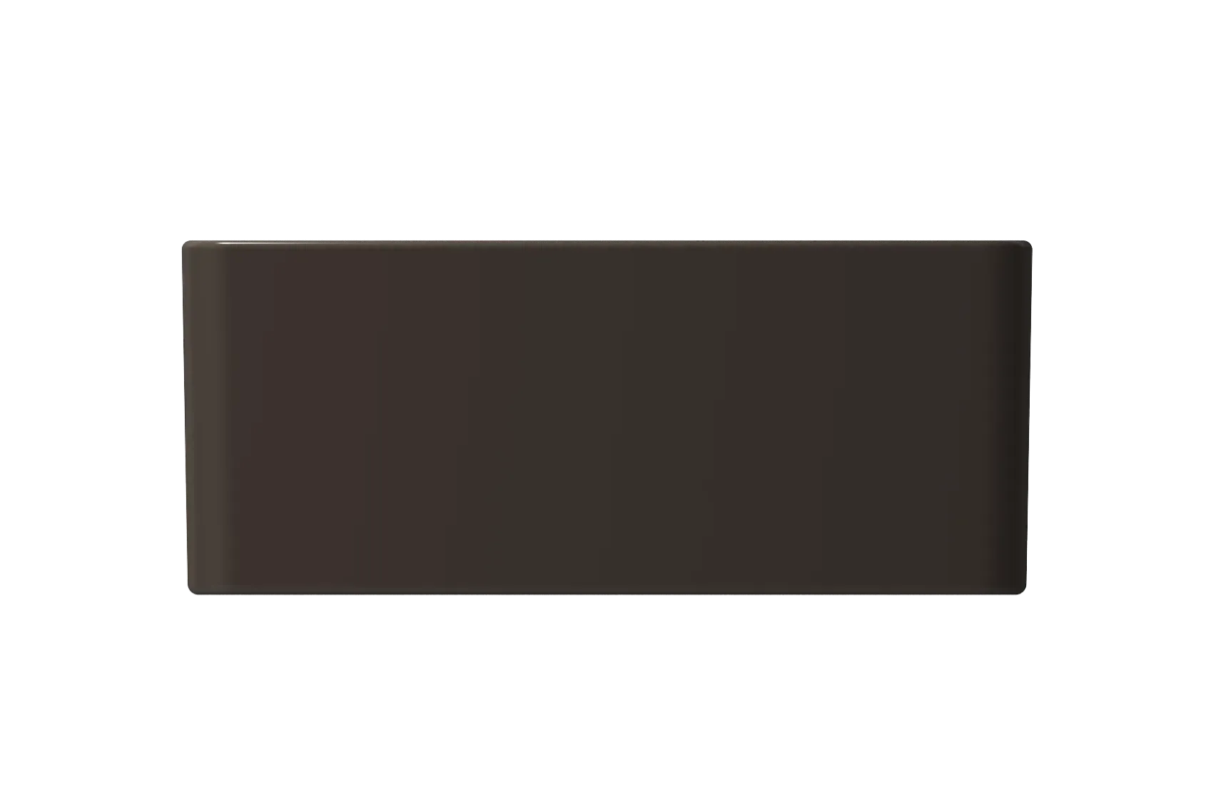 BOCCHI Classico 24" Fireclay Farmhouse Apron Single Bowl Kitchen Sink, Matte Brown, 1137-025-0120