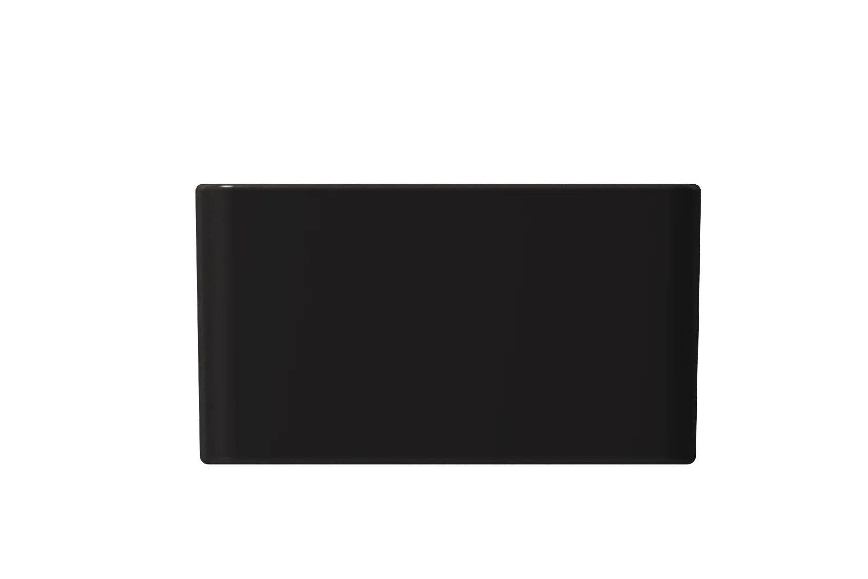 BOCCHI Classico 20" Fireclay Farmhouse Apron Single Bowl Kitchen Sink, Matte Black, 1136-004-0120