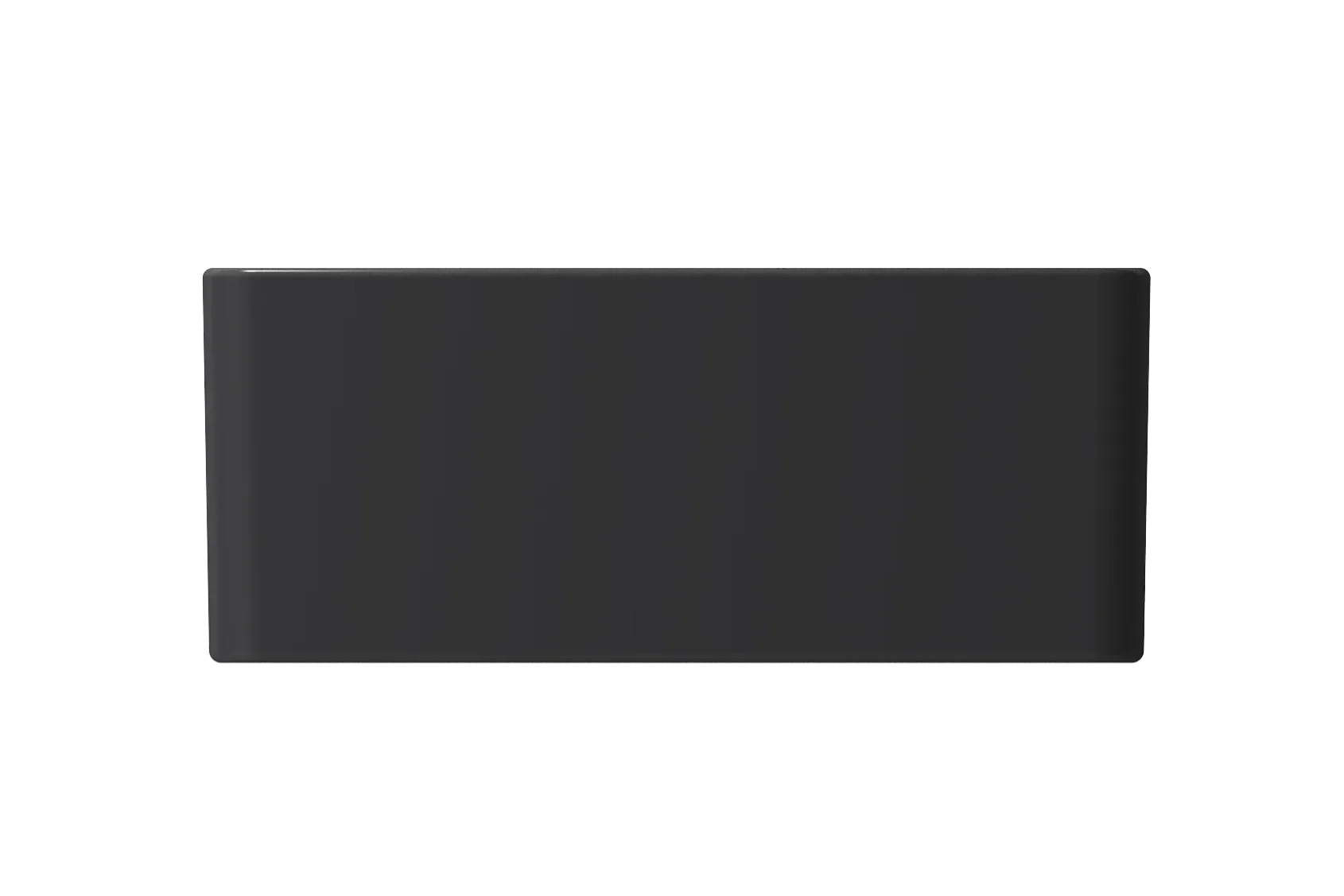 BOCCHI Classico 24" Fireclay Farmhouse Apron Single Bowl Kitchen Sink, Matte Dark Gray, 1137-020-0120