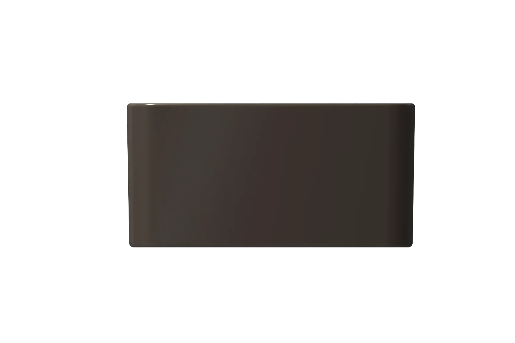 BOCCHI Classico 20" Fireclay Farmhouse Apron Single Bowl Kitchen Sink, Matte Brown, 1136-025-0120
