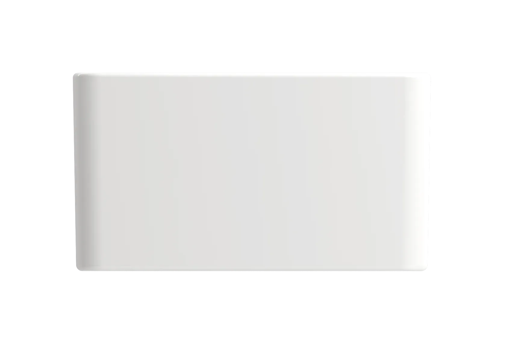 BOCCHI Classico 20" Fireclay Farmhouse Apron Single Bowl Kitchen Sink, White, 1136-001-0120