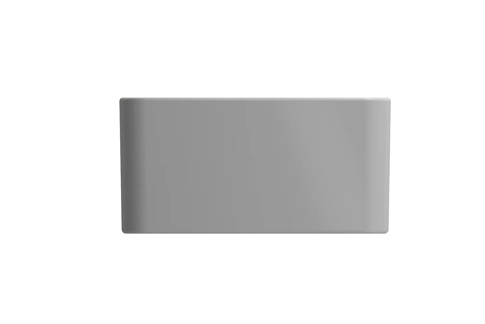 BOCCHI Classico 20" Fireclay Farmhouse Apron Single Bowl Kitchen Sink, Matte Gray, 1136-006-0120