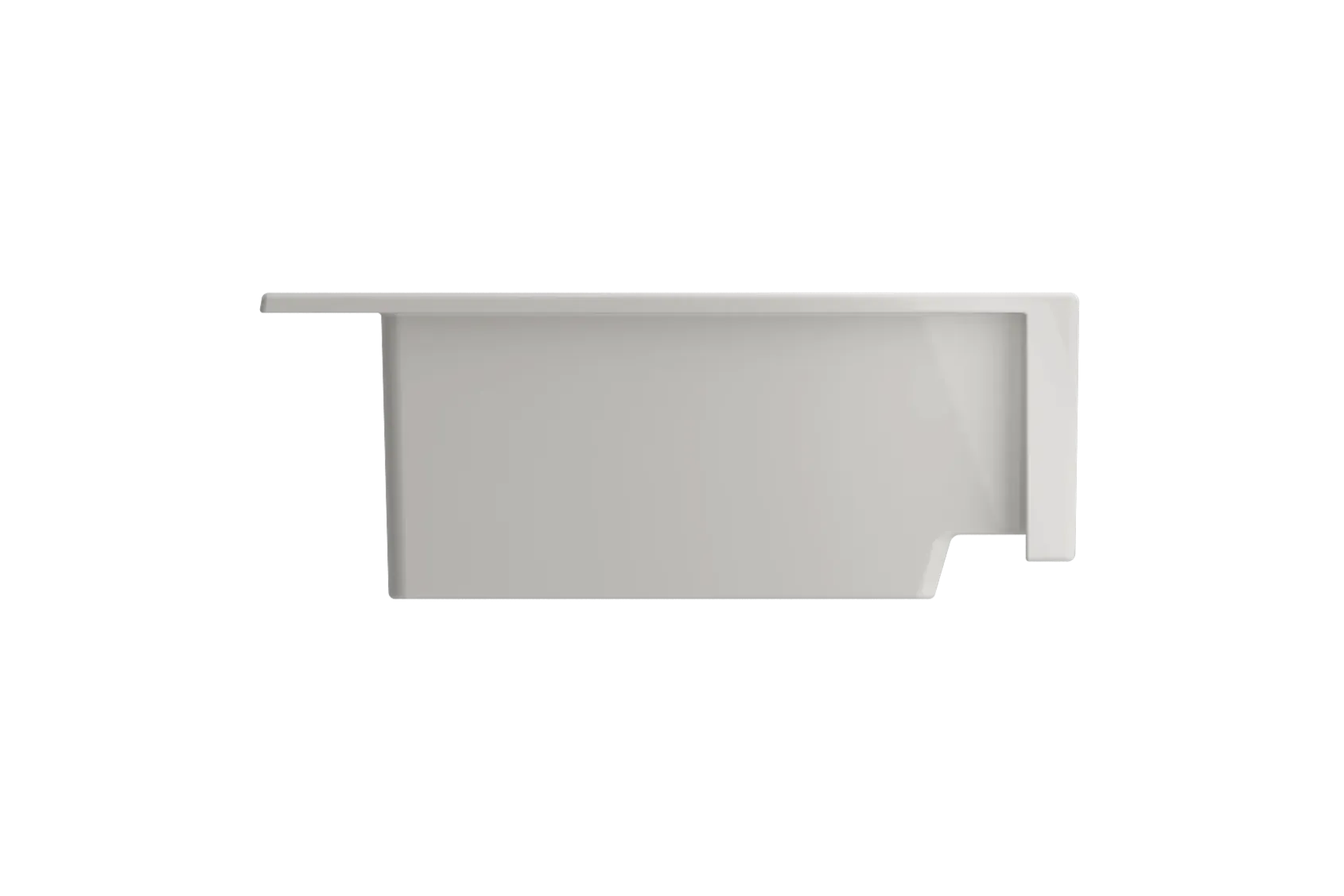 BOCCHI Nuova 34" Fireclay Retrofit Drop-In Farmhouse Sink with Accessories, 50/50 Double Bowl, Biscuit, 1501-014-0127