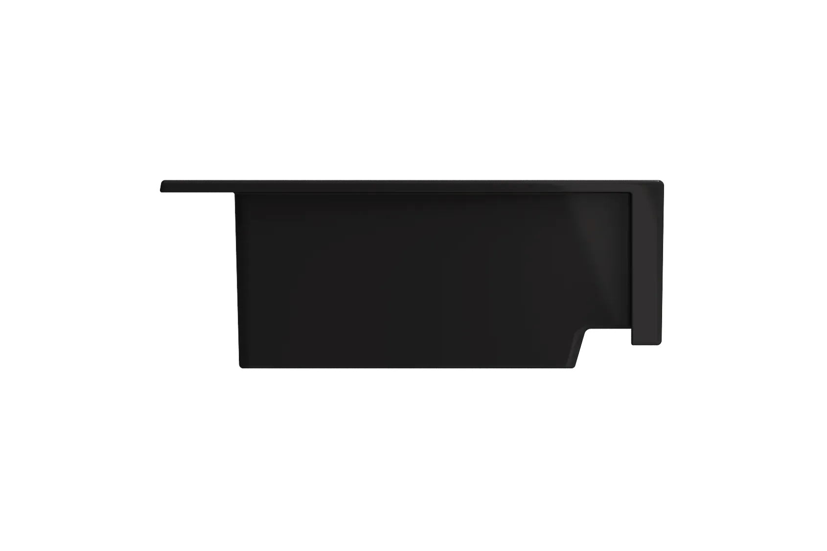 BOCCHI Nuova 34" Fireclay Retrofit Drop-In Farmhouse Sink with Accessories, 50/50 Double Bowl, Matte Black, 1501-004-0127