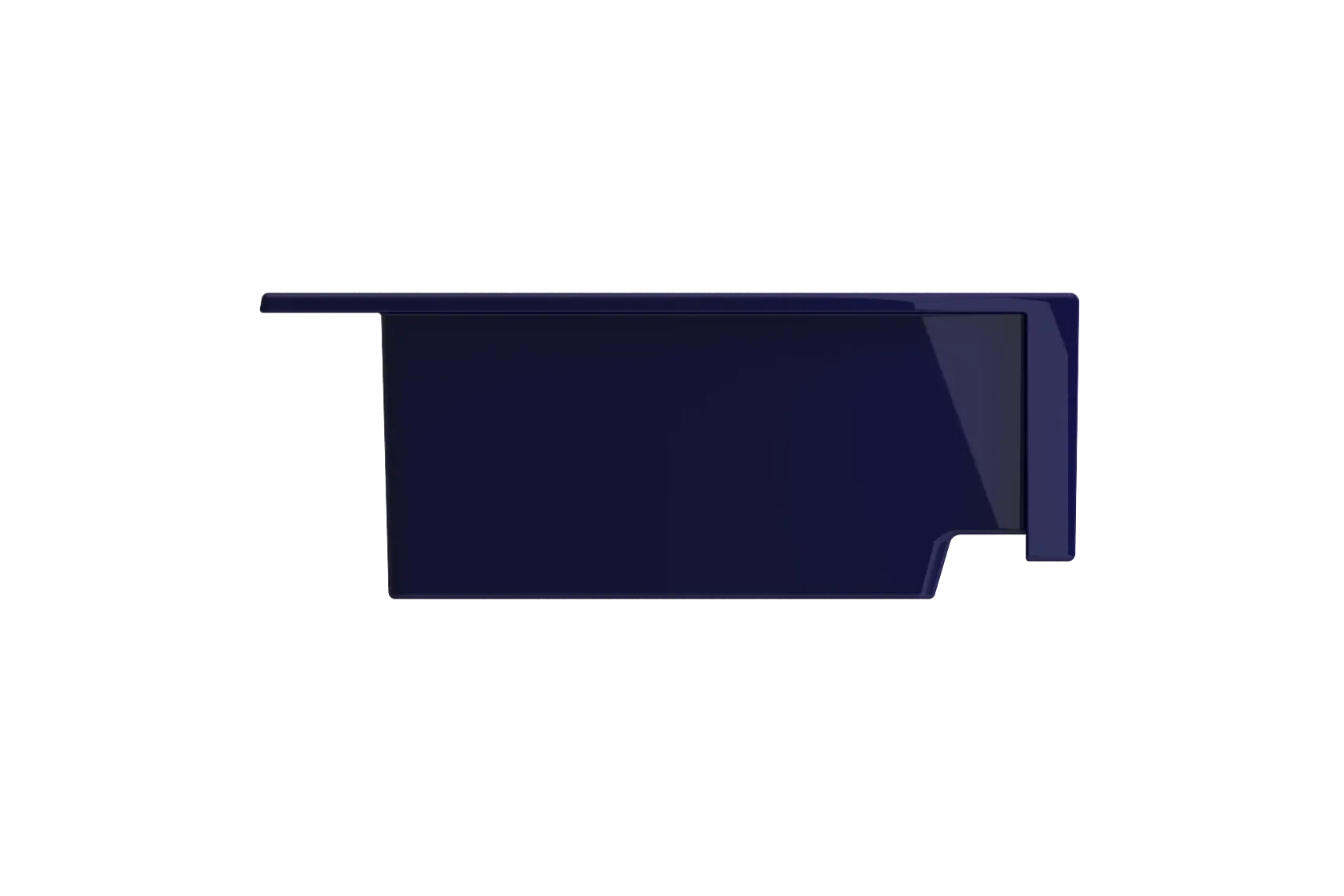 BOCCHI Nuova 34" Fireclay Retrofit Drop-In Farmhouse Sink with Accessories, 50/50 Double Bowl, Sapphire Blue, 1501-010-0127