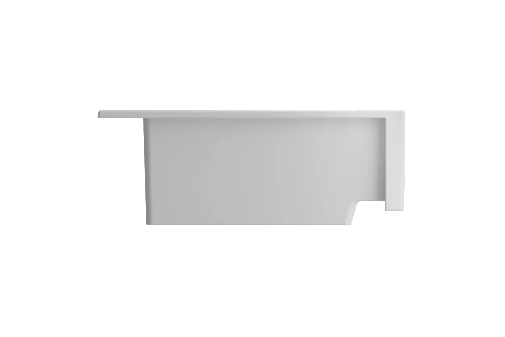 BOCCHI Nuova 34" Fireclay Retrofit Drop-In Farmhouse Sink with Accessories, 50/50 Double Bowl, Matte White, 1501-002-0127