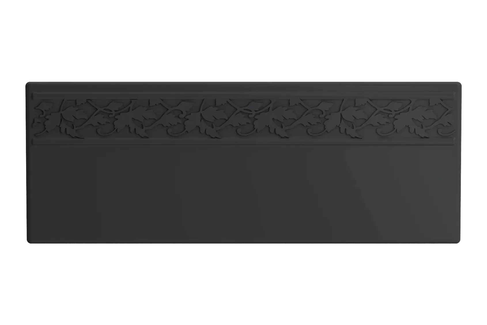 BOCCHI Vigneto 27" Fireclay Farmhouse Apron Single Bowl Kitchen Sink, Matte Dark Gray, 1357-020-0120