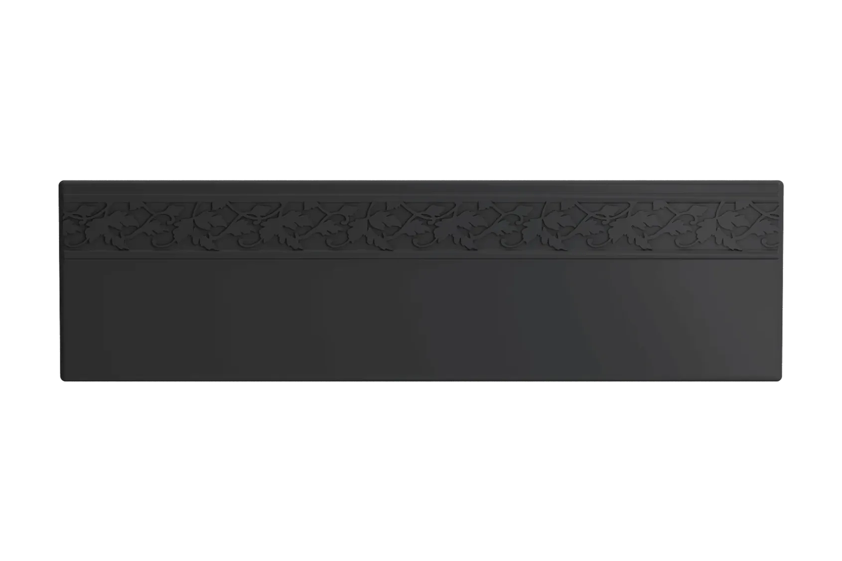 BOCCHI Vigneto 36" Fireclay Farmhouse Apron 50/50 Double Bowl Kitchen Sink, Matte Dark Gray, 1351-020-0120