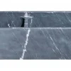 33" Charcoal Marquina Soapstone Farmhouse Kitchen Sink, 60/40 Double Bowl, Reversible, KF332010DB-NLP-6040-CMS