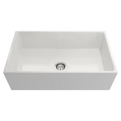 Crestwood 33" Fireclay Farmhouse Sink, White, CW-MOD-33-WHITE