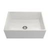 Crestwood 27" Fireclay Farmhouse Sink, White, CW-MOD-27-WHITE