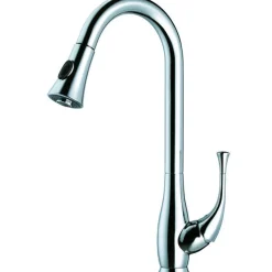 Dawn 18" 1.8 GPM Pull Out Kitchen Faucet, Chrome, AB50 3091C