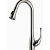 Dawn 18" 1.8 GPM Pull Out Kitchen Faucet, Brushed Nickel, AB50 3091BN