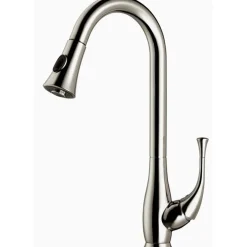 Dawn 18" 1.8 GPM Pull Out Kitchen Faucet, Brushed Nickel, AB50 3091BN